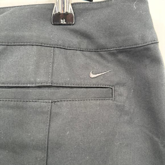 Nike Golf Fit Dry Black Cropped Pants Size 10/ Medium NWT - Picture 3 of 7